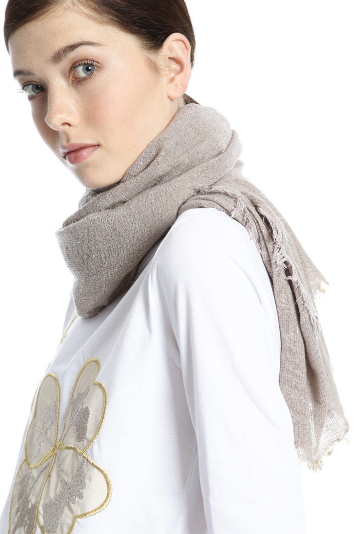 Wool and viscose scarf Intrend Wool and viscose scarf Intrend