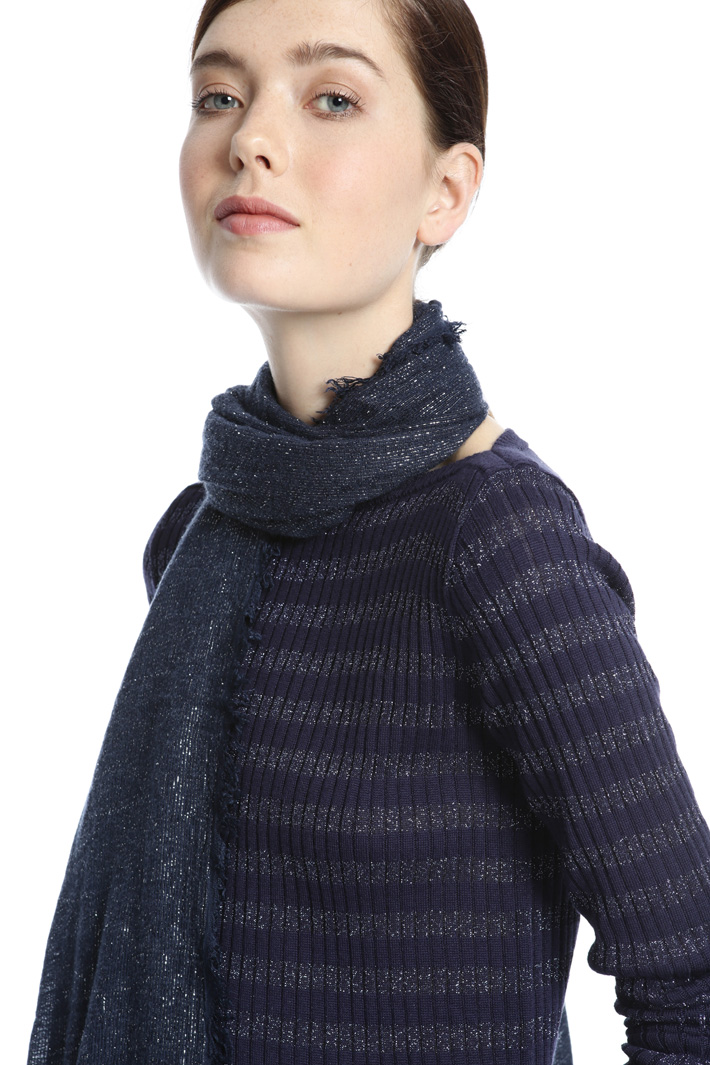 Wool and viscose scarf Intrend Wool and viscose scarf Intrend