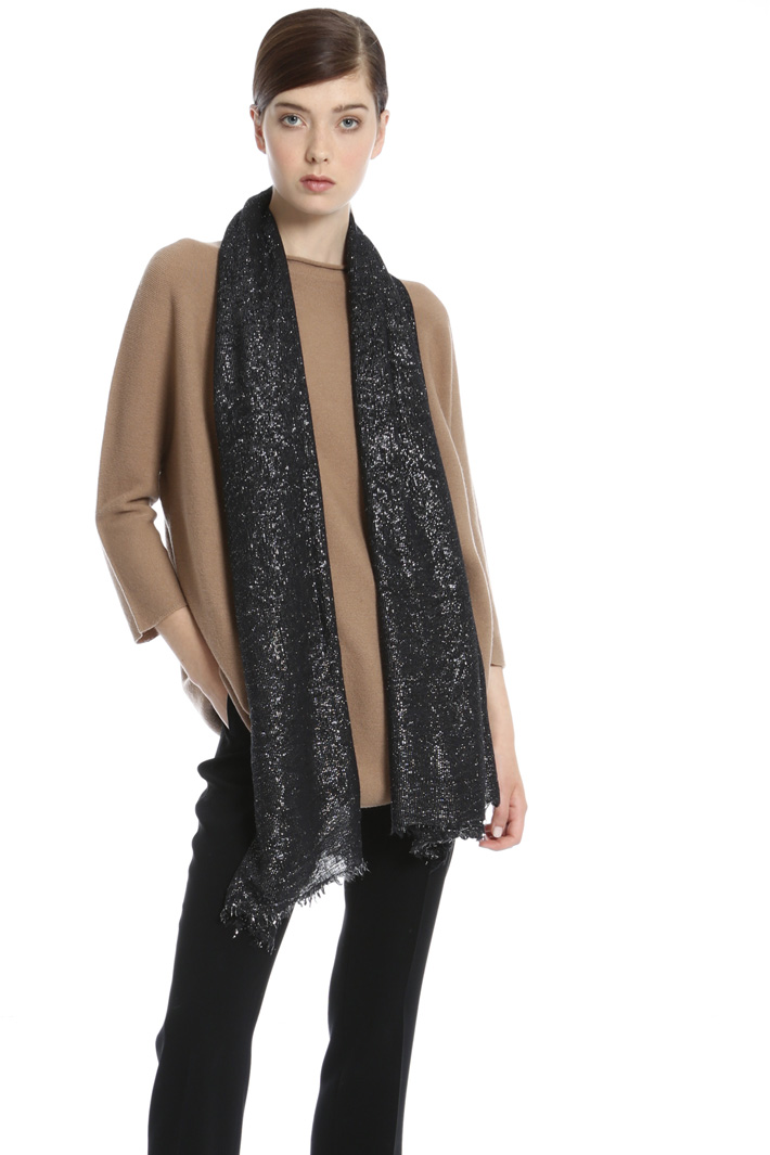 Wool and viscose scarf Intrend Wool and viscose scarf Intrend