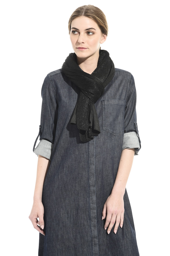 Plissé lurex stole Intrend Plissé lurex stole Intrend