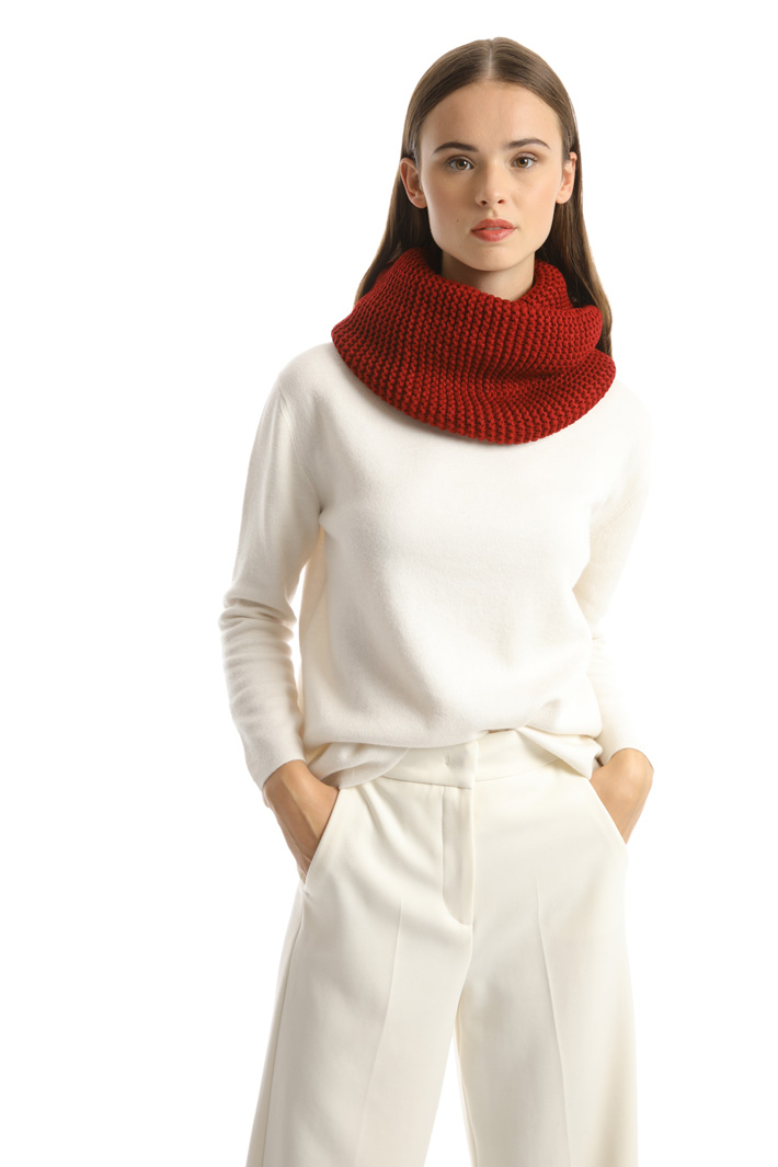 Knitted scarf collar Intrend Knitted scarf collar Intrend