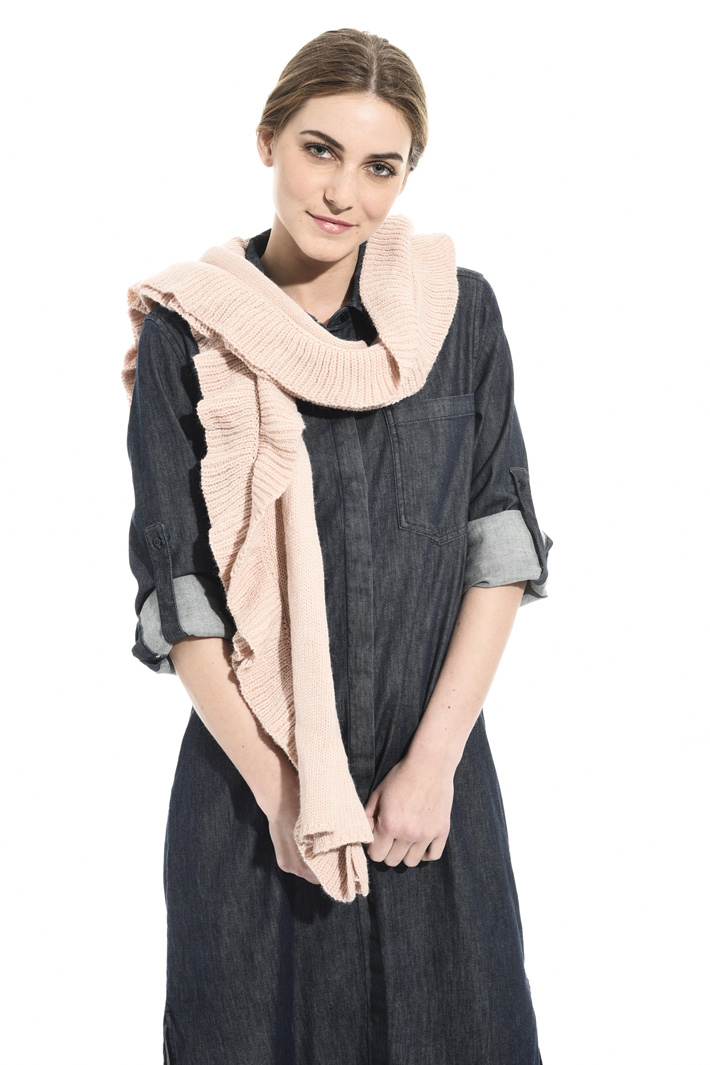 Rectangular knit scarf Intrend Rectangular knit scarf Intrend