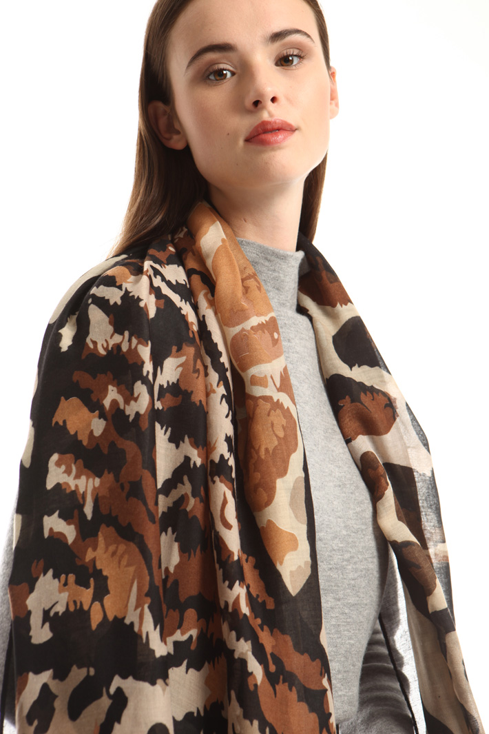 Printed fluid scarf Intrend Printed fluid scarf Intrend