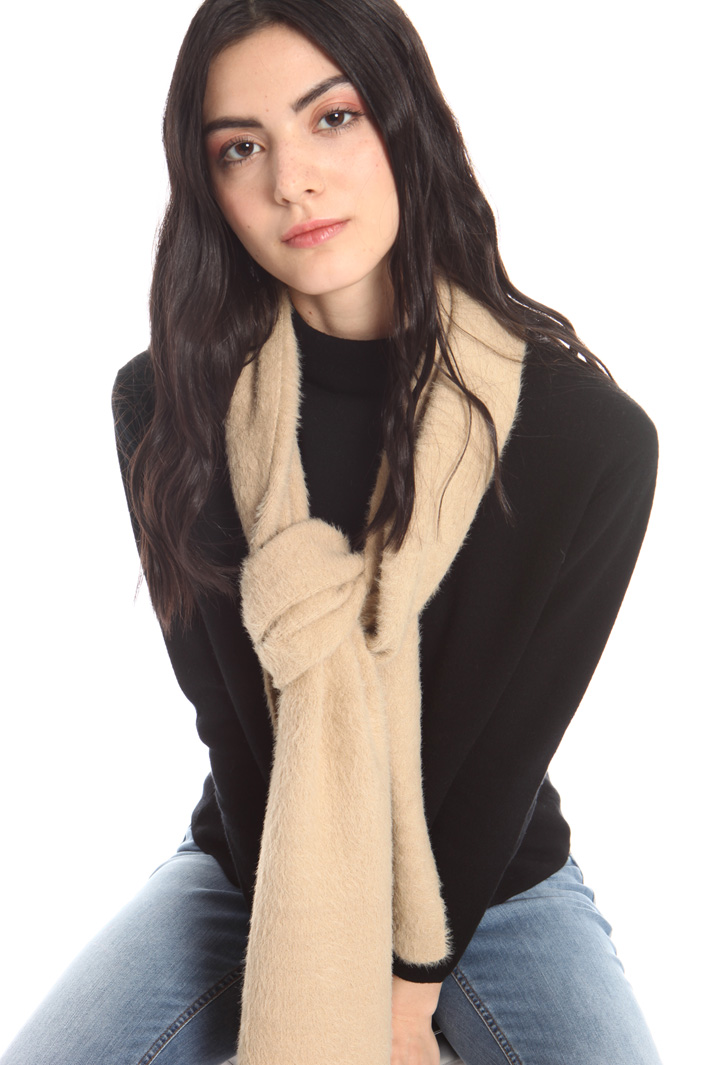 Knitted gauze scarf Intrend Knitted gauze scarf Intrend