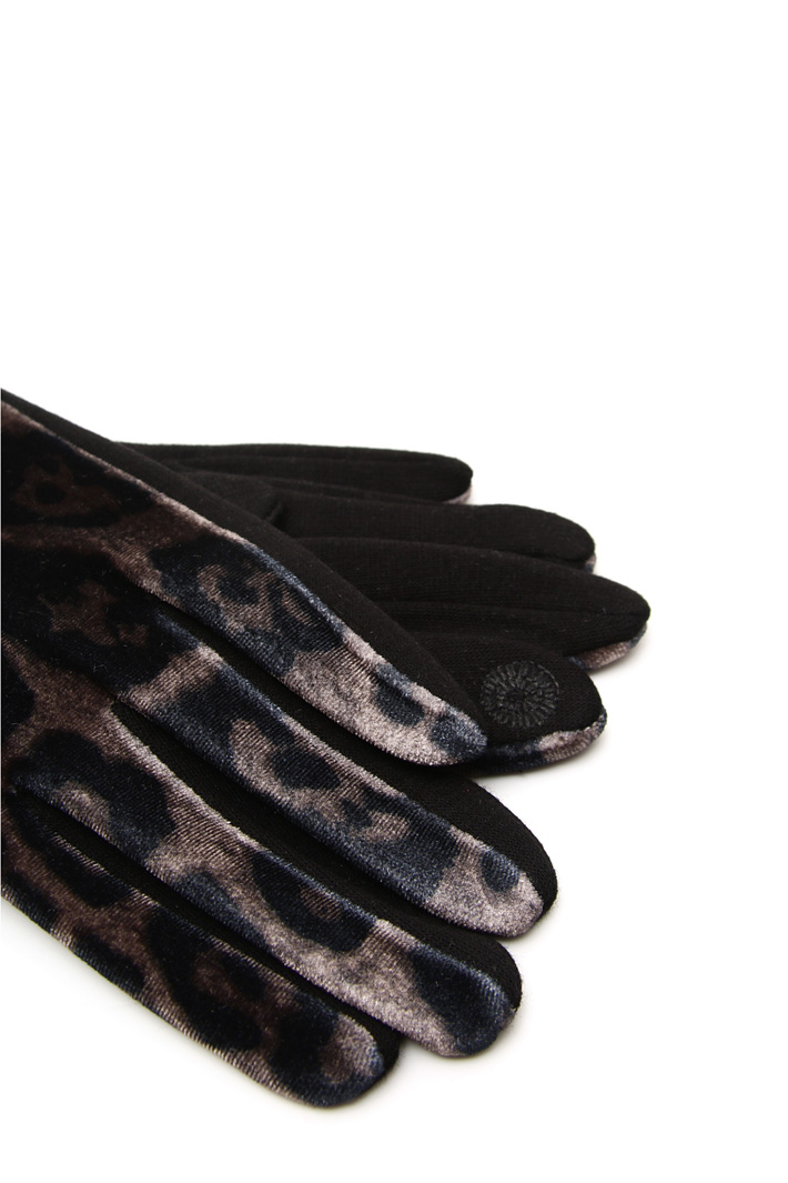 Gloves with chenille insert Intrend Gloves with chenille insert Intrend