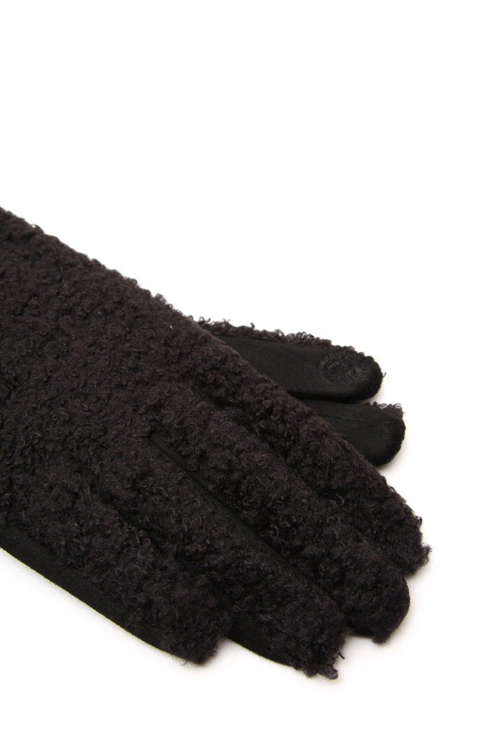 Bouclé insert gloves Intrend Bouclé insert gloves Intrend
