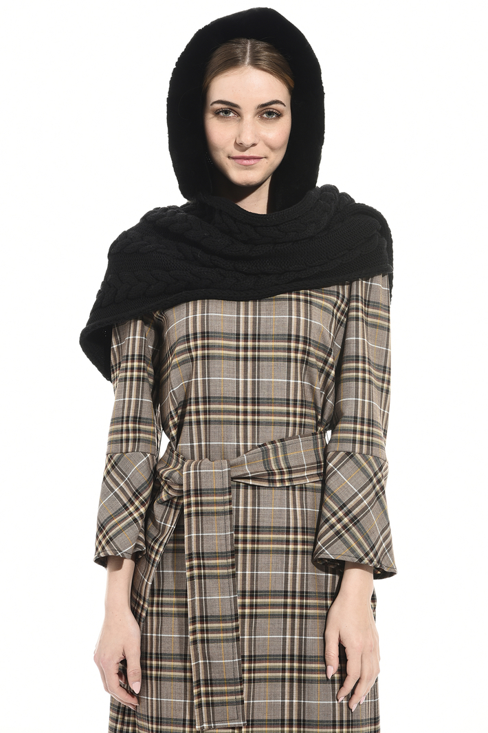 Hooded scarf in lapin Intrend Hooded scarf in lapin Intrend