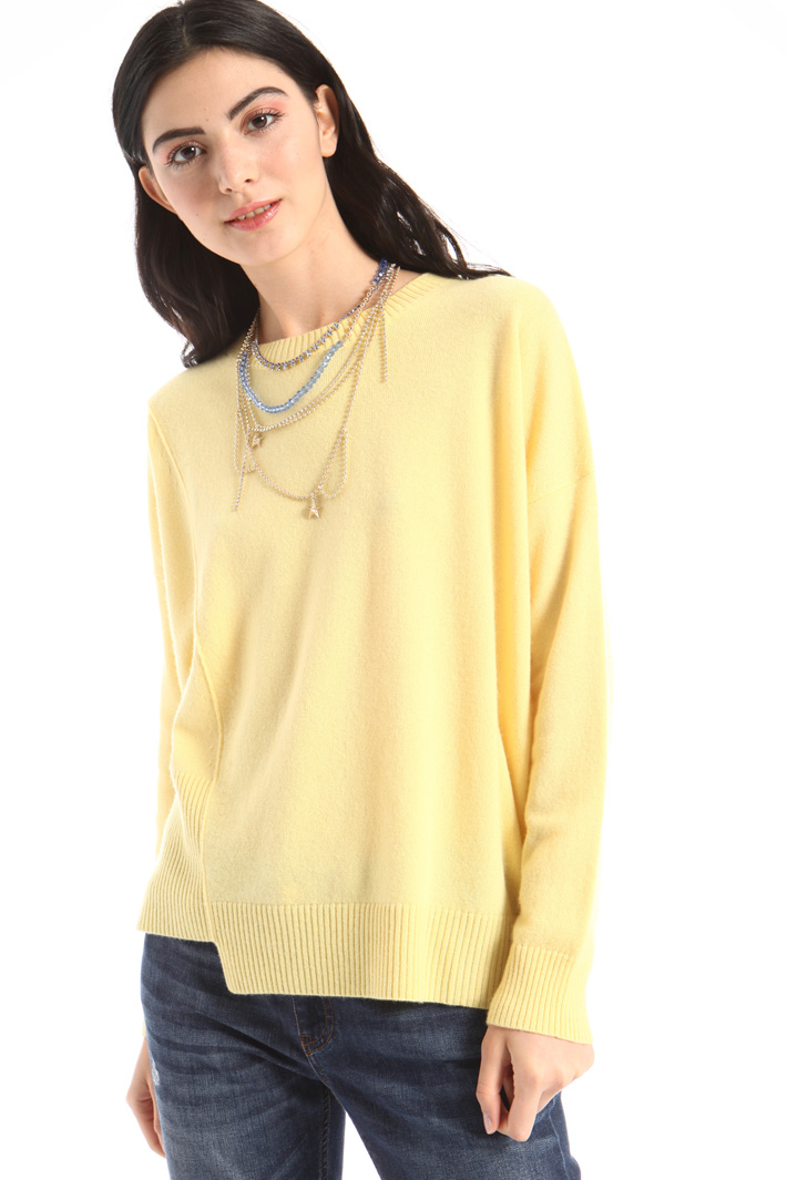 Multi-row necklace with charm Intrend Multi-row necklace with charm Intrend