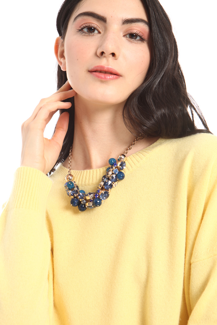 Chain collar necklace Intrend Chain collar necklace Intrend