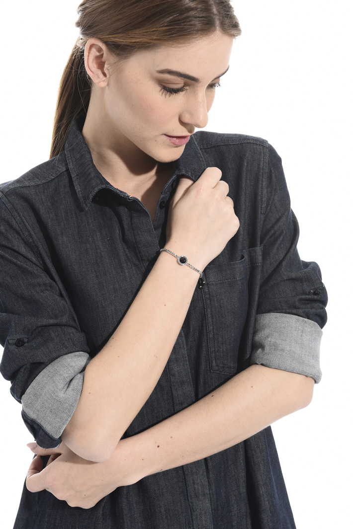 Metal and rope bracelet Intrend Metal and rope bracelet Intrend