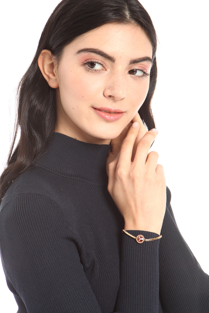 Metal and rope bracelet Intrend Metal and rope bracelet Intrend