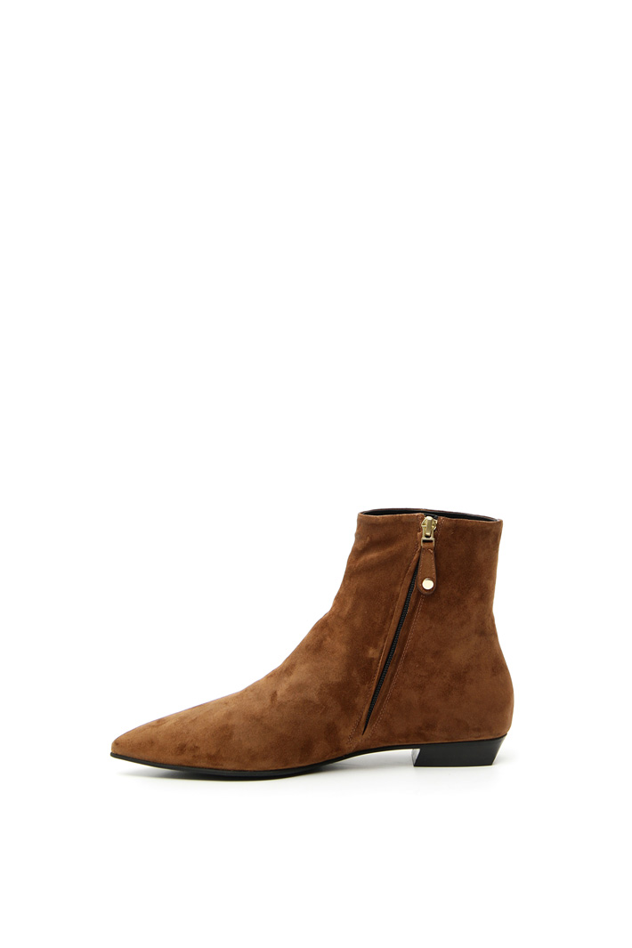 Pointed toe suede ankle boots Intrend Pointed toe suede ankle boots Intrend