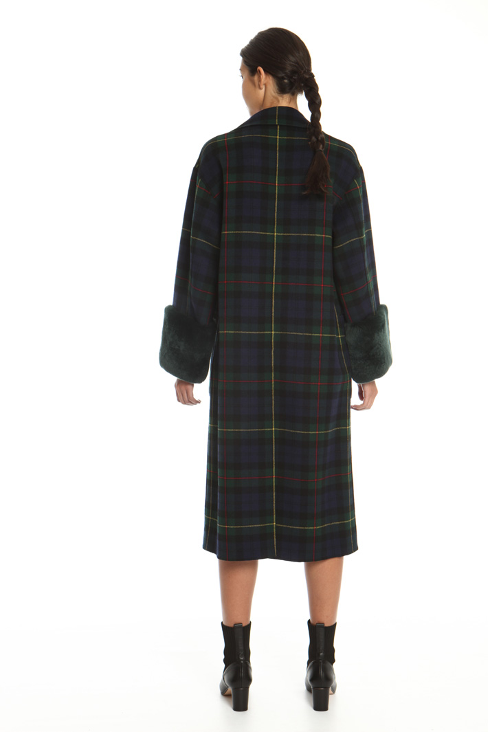 Fur cuff coat Intrend Fur cuff coat Intrend