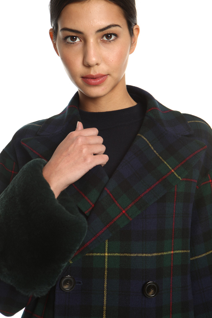 Fur cuff coat Intrend Fur cuff coat Intrend