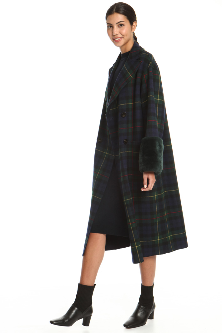 Fur cuff coat Intrend Fur cuff coat Intrend