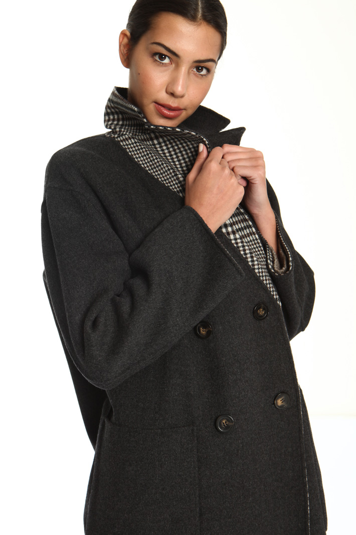 Reversible wool coat Intrend Reversible wool coat Intrend