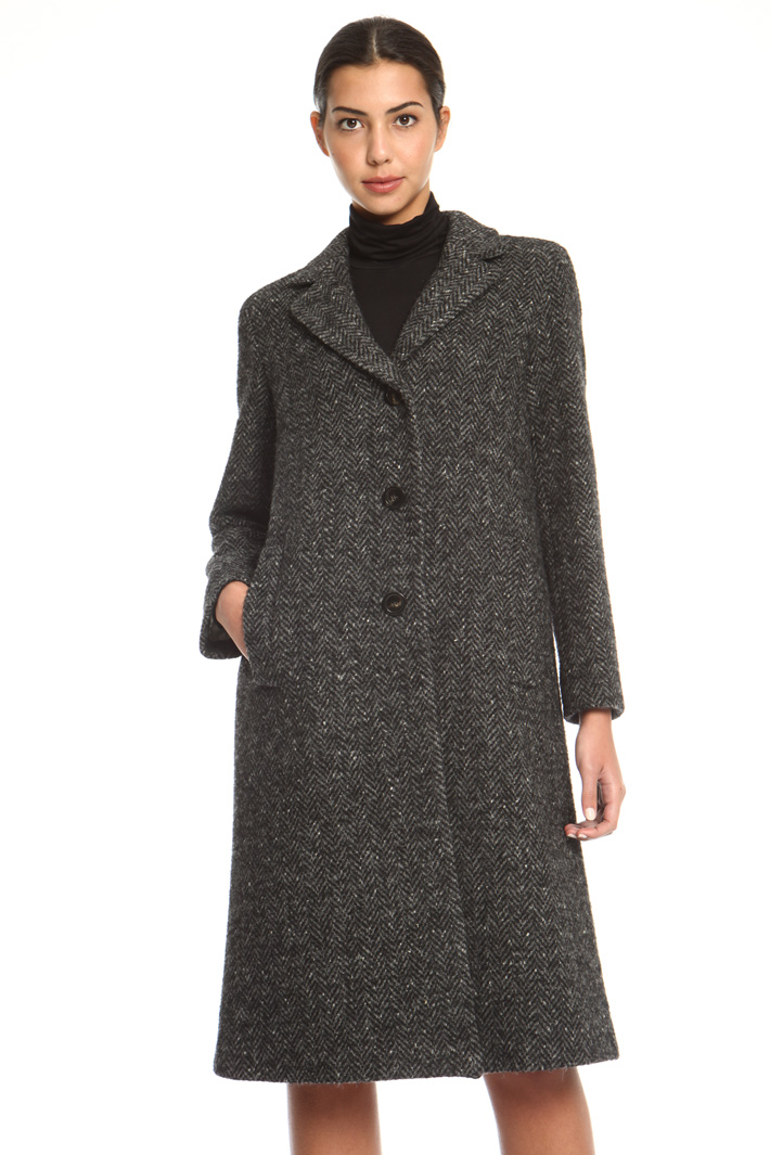 Wool tweed coat Intrend Wool tweed coat Intrend