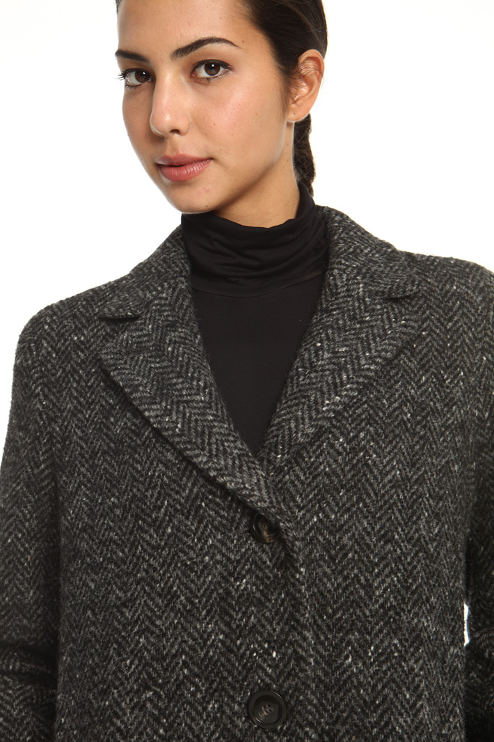 Wool tweed coat Intrend Wool tweed coat Intrend