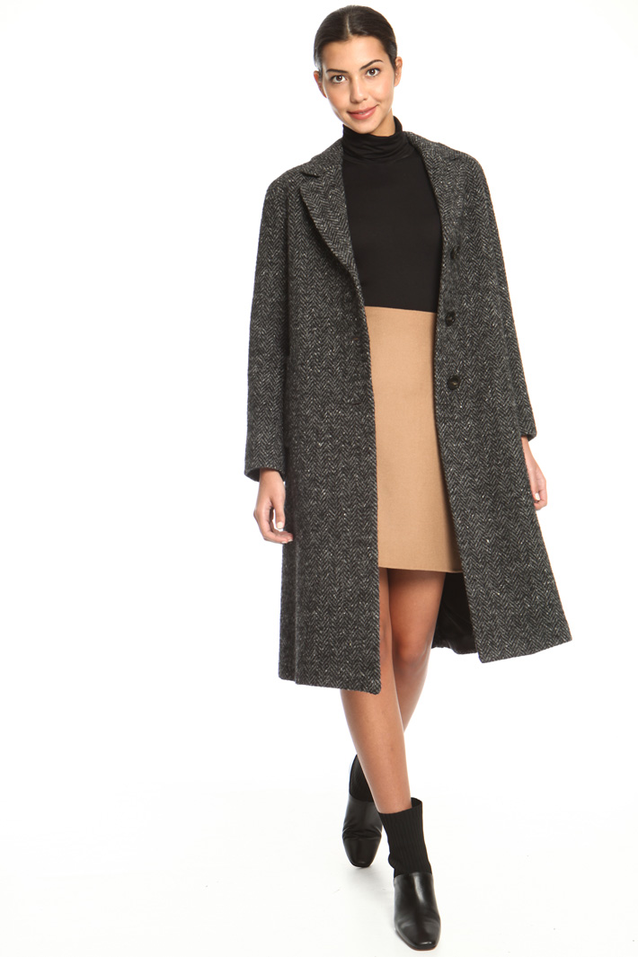 Wool tweed coat Intrend Wool tweed coat Intrend