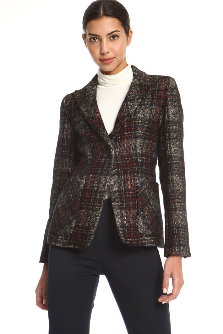 Mohair wool and alpaca blazer Intrend Mohair wool and alpaca blazer Intrend