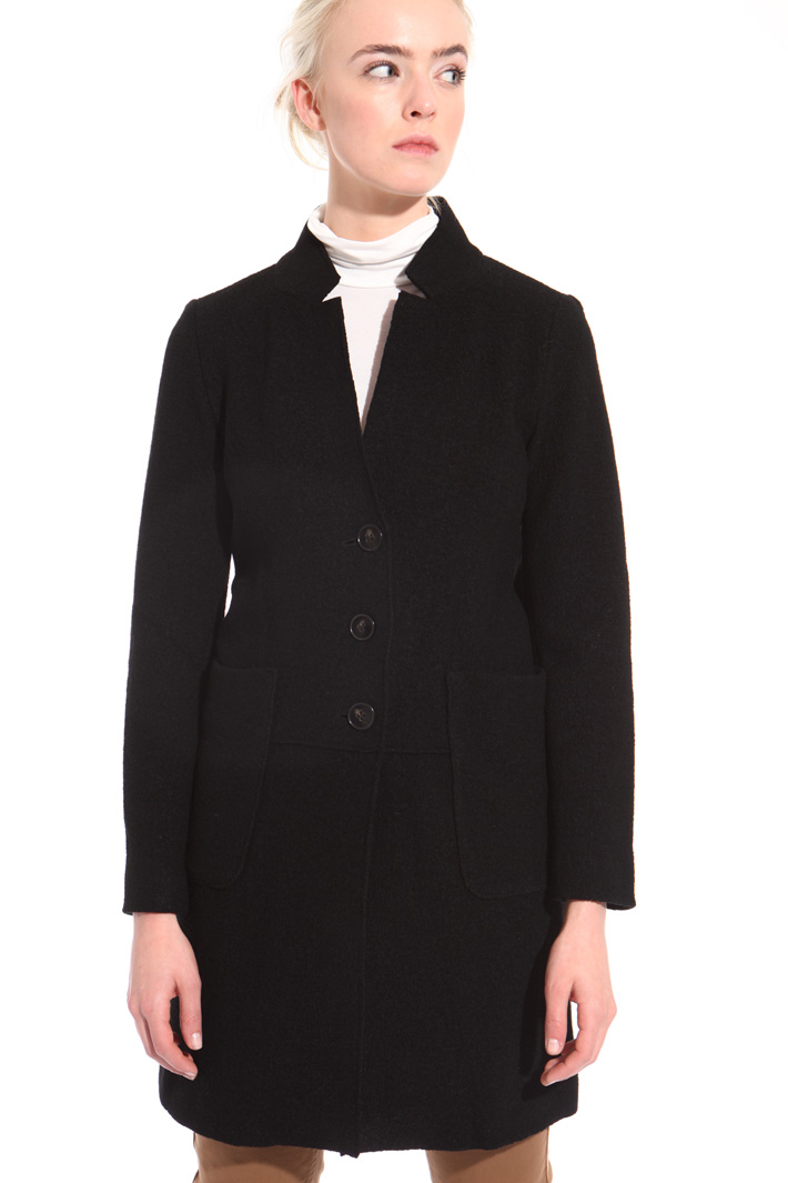 Wool jersey coat Intrend Wool jersey coat Intrend