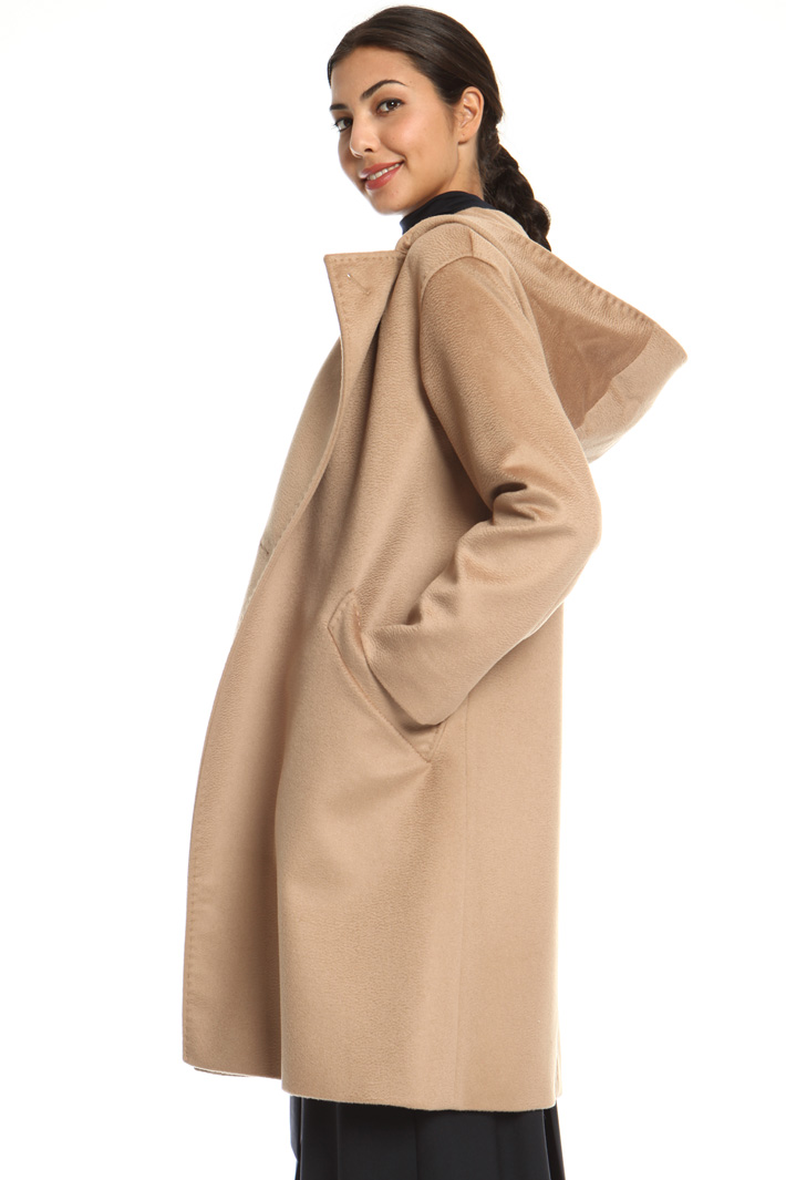 Hooded wool drap coat Intrend Hooded wool drap coat Intrend