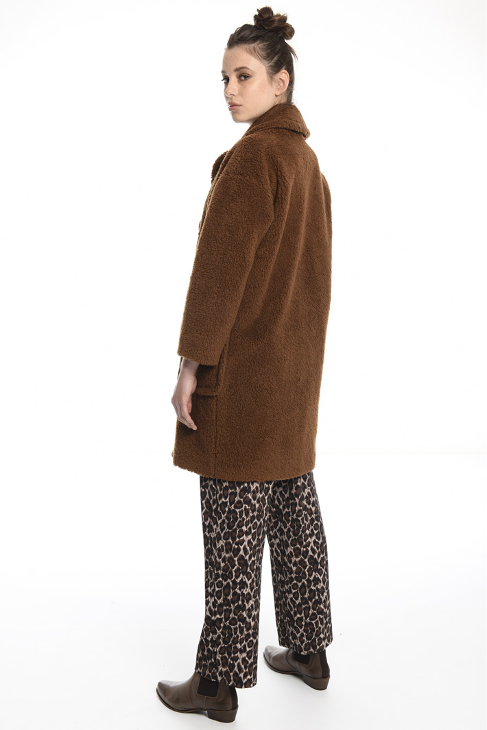 Fur-effect wool coat Intrend Fur-effect wool coat Intrend