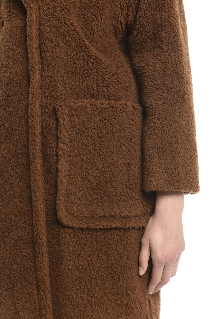 Fur-effect wool coat Intrend Fur-effect wool coat Intrend
