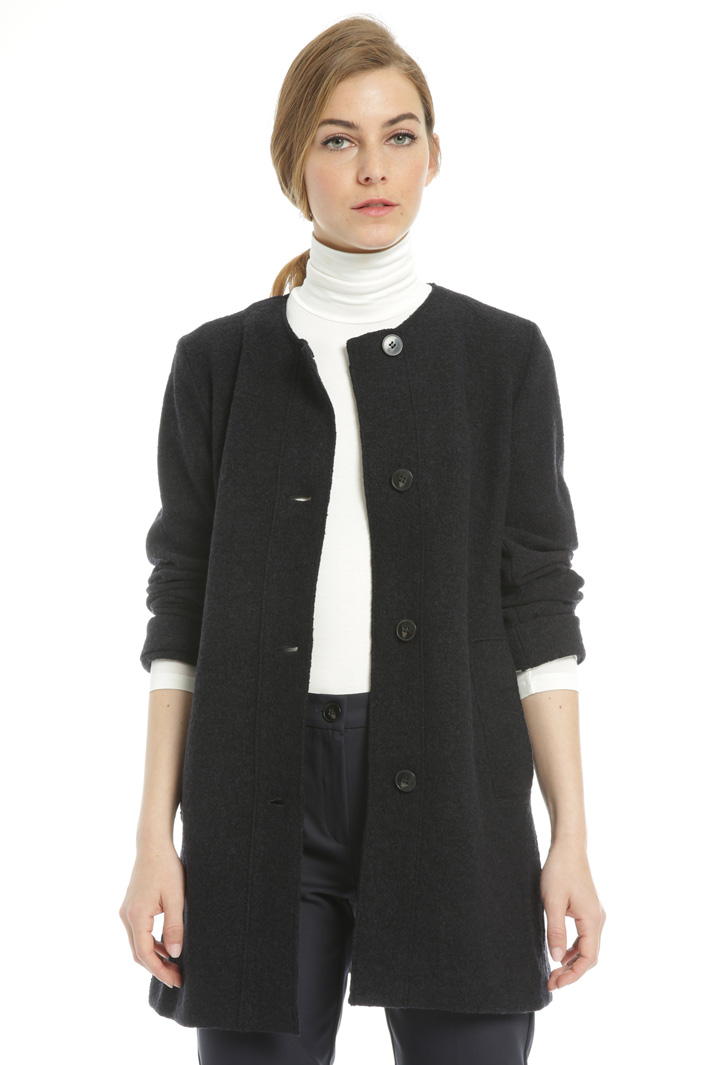 Boiled wool coat Intrend Boiled wool coat Intrend