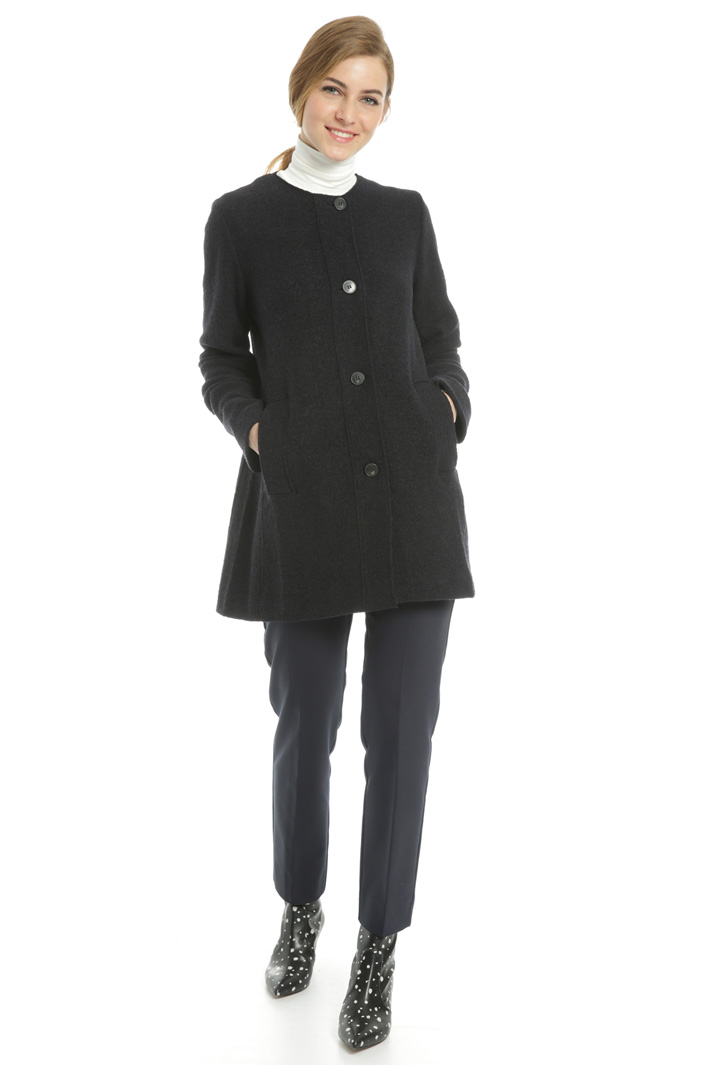 Boiled wool coat Intrend Boiled wool coat Intrend