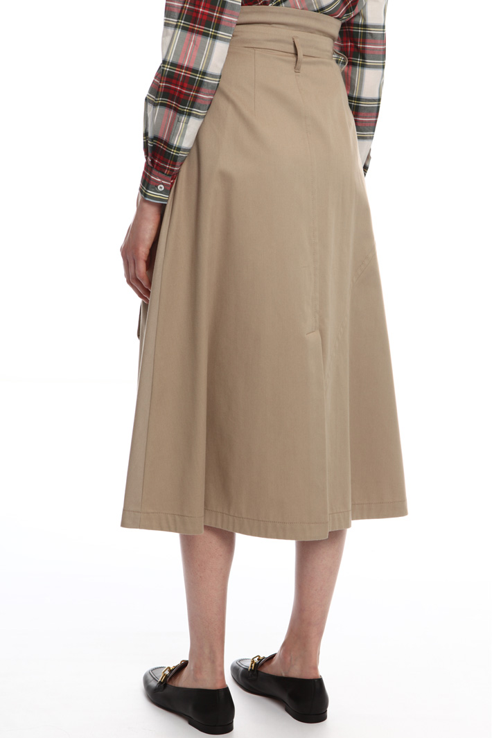 Wrap skirt in cotton Intrend Wrap skirt in cotton Intrend