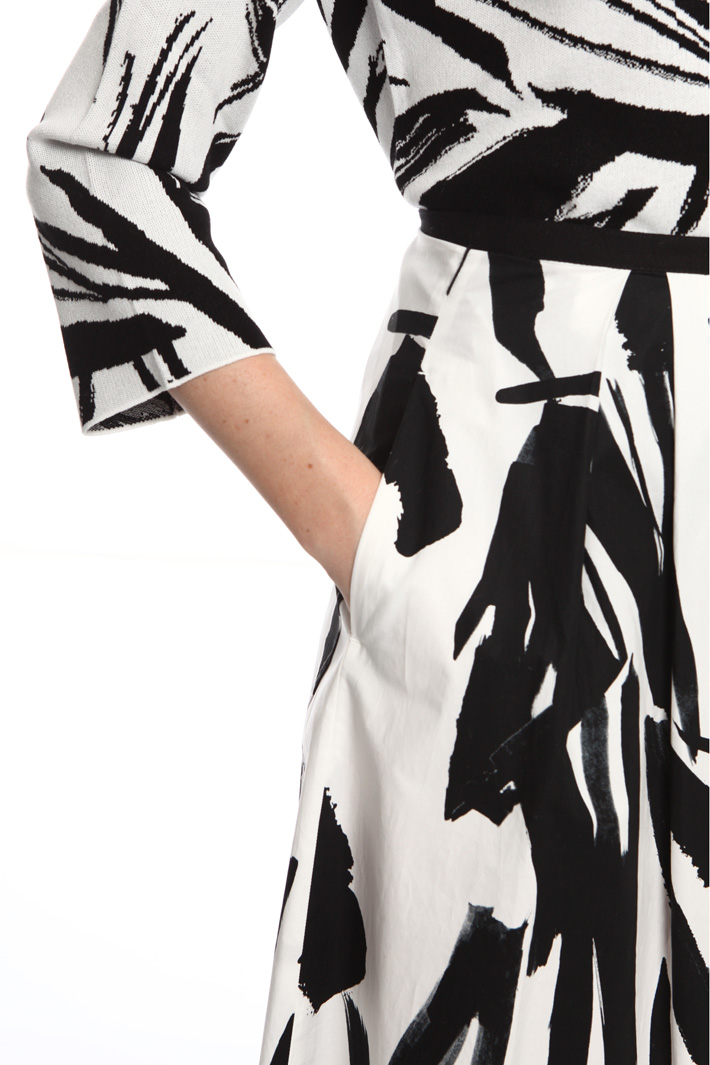 Printed cotton skirt Intrend Printed cotton skirt Intrend