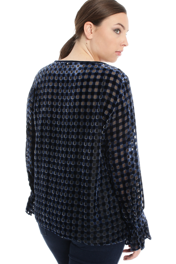 Devoré velvet blouse Intrend Devoré velvet blouse Intrend