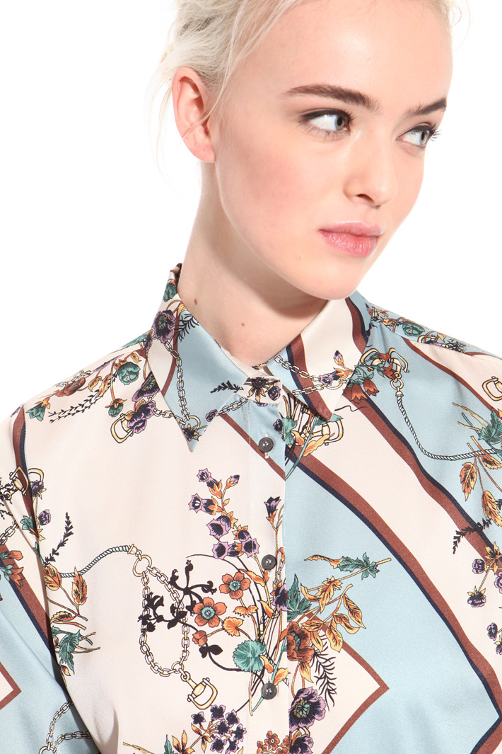 Long twill shirt Intrend Long twill shirt Intrend