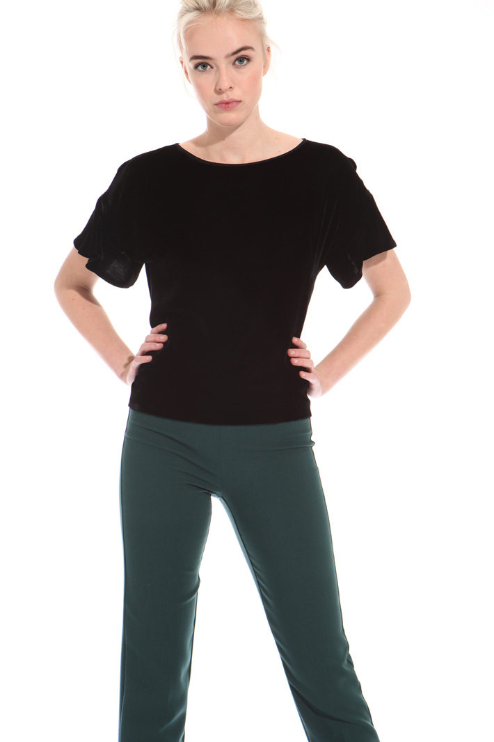 Boxy fit chenille top Intrend Boxy fit chenille top Intrend