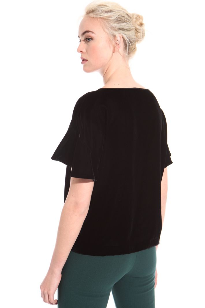 Boxy fit chenille top Intrend Boxy fit chenille top Intrend