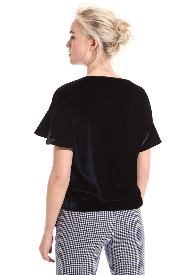 Boxy fit chenille top Intrend Boxy fit chenille top Intrend