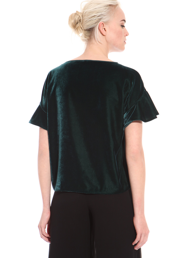 Boxy fit chenille top Intrend Boxy fit chenille top Intrend