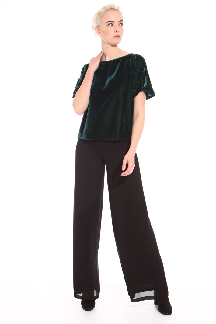 Boxy fit chenille top Intrend Boxy fit chenille top Intrend