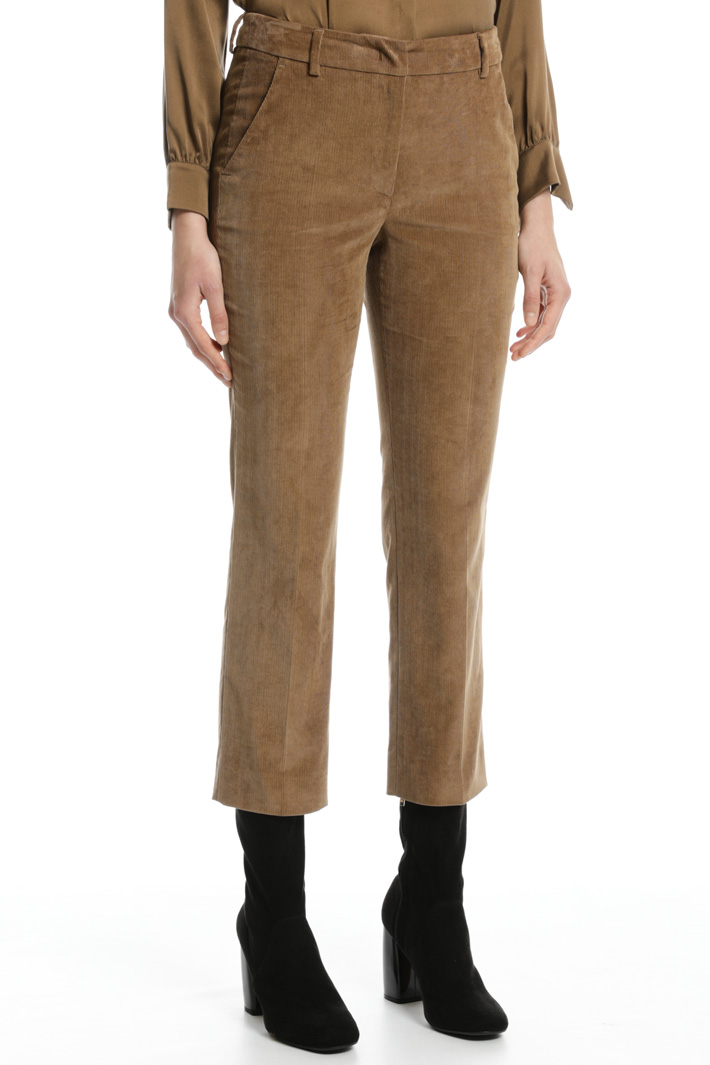 Stretch velvet trousers Intrend Stretch velvet trousers Intrend