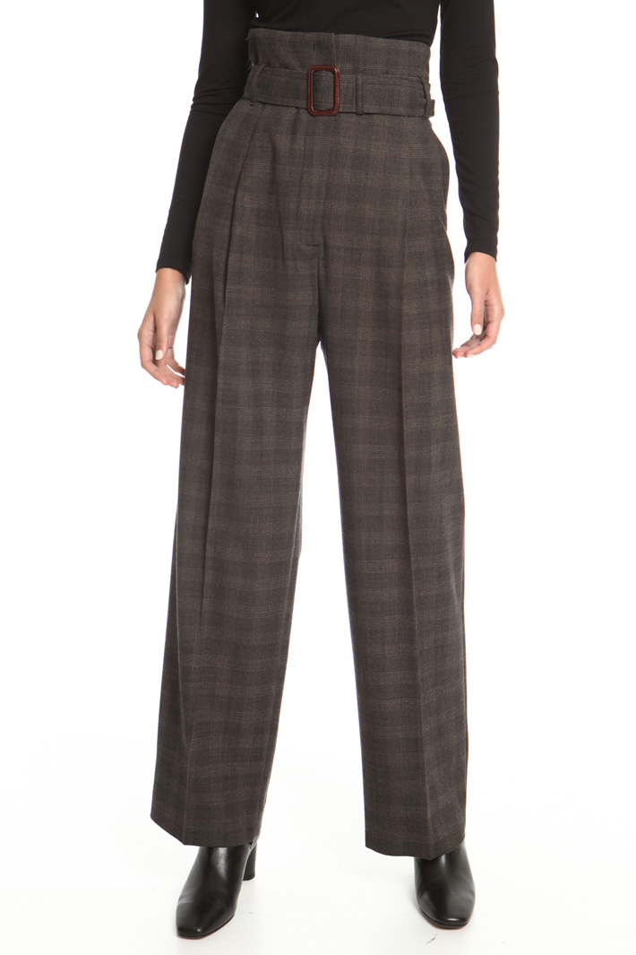 Wool flanel trousers Intrend Wool flanel trousers Intrend