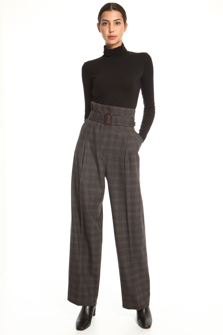 Wool flanel trousers Intrend Wool flanel trousers Intrend