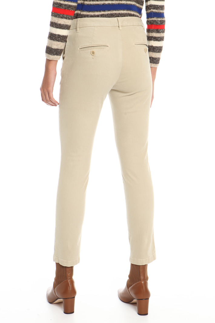 Cotton gabardine trousers Intrend Cotton gabardine trousers Intrend