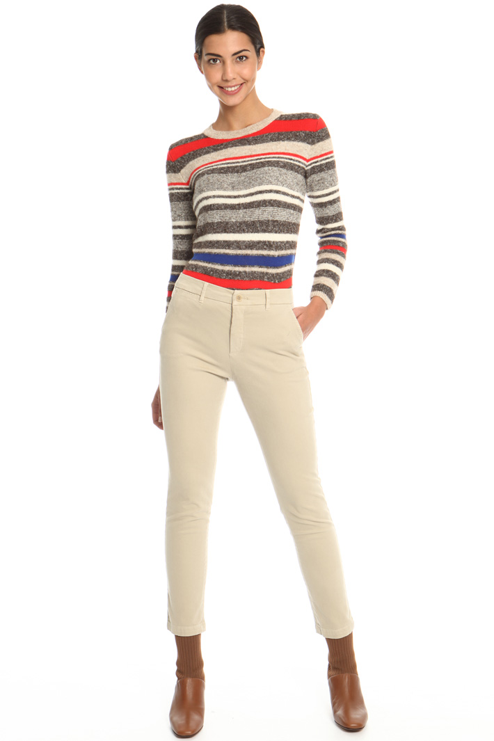 Cotton gabardine trousers Intrend Cotton gabardine trousers Intrend