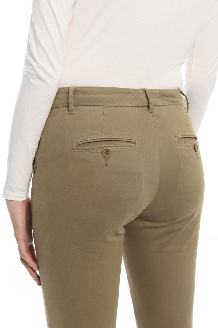 Cotton gabardine trousers Intrend Cotton gabardine trousers Intrend