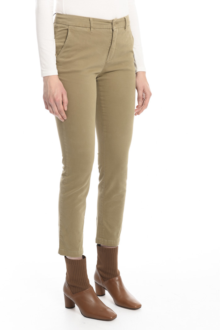 Cotton gabardine trousers Intrend Cotton gabardine trousers Intrend