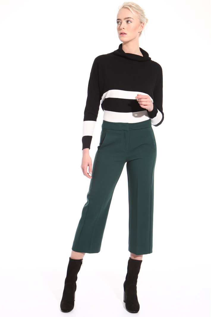 Cropped stretch trousers Intrend Cropped stretch trousers Intrend