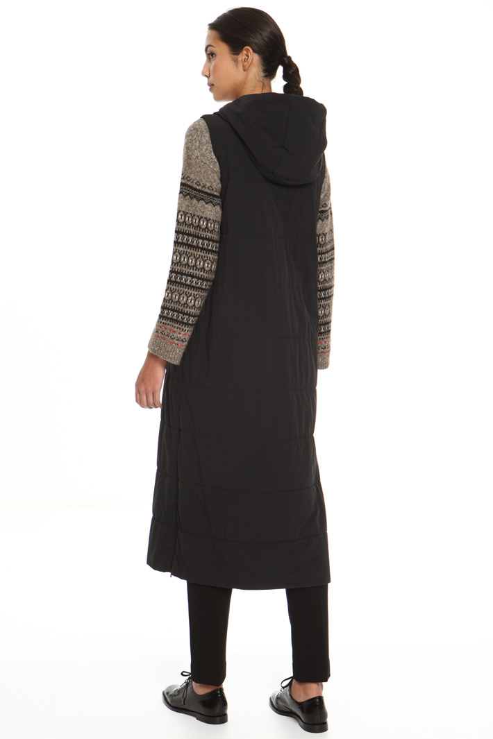 Long hooded puffer coat Intrend Long hooded puffer coat Intrend