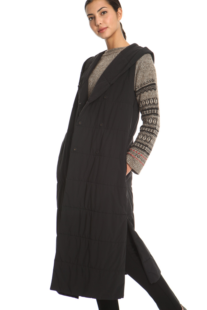 Long hooded puffer coat Intrend Long hooded puffer coat Intrend
