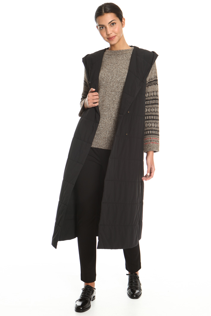 Long hooded puffer coat Intrend Long hooded puffer coat Intrend